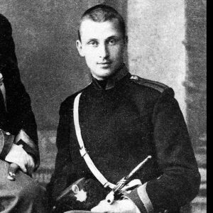 Nuori Mannerheim Nikolain ratsuväkiopistossa 1880-luvun lopulla Carl Gustaf Mannerheim nuorena