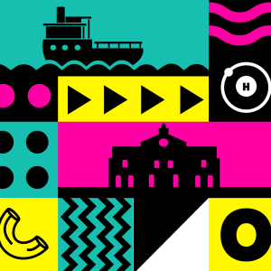 Kuvassa on Ylen Pointti-kaupunkifestivaalin logoja.