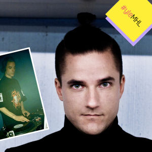 Tapio Hakanen alias DJ Orkidea kolmessa valokuvassa
