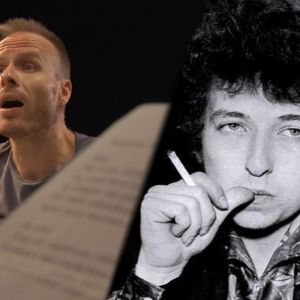 Mikko Kekäläinen ja Bob Dylan yhdistettyna samaan kuvaan.