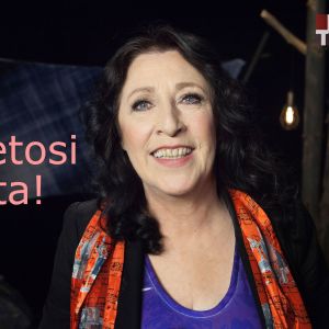 Muska Babitzin tv-ohjelmassa Flinkkilä & Tastula.