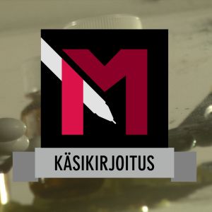 MOT:n ohjelmien käsikirjoituksiin liitettävä logokuva.