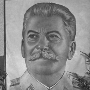 Maalaus Josif Stalinista 1950