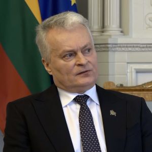 Litauens president Gitanas Nauseda