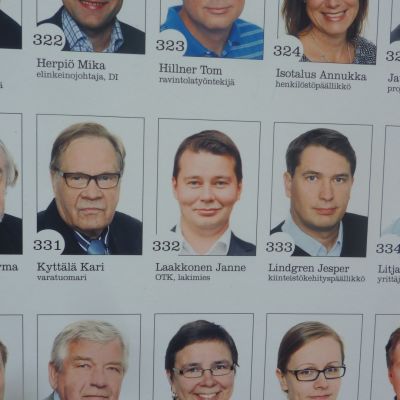 Janne Laakkonen blev röstkung bland Samlingspartisterna i Lojo 2012.