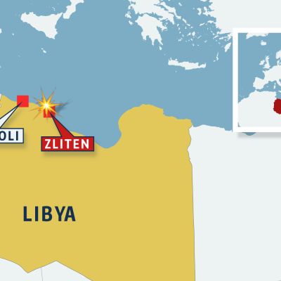 Libyan kartta.