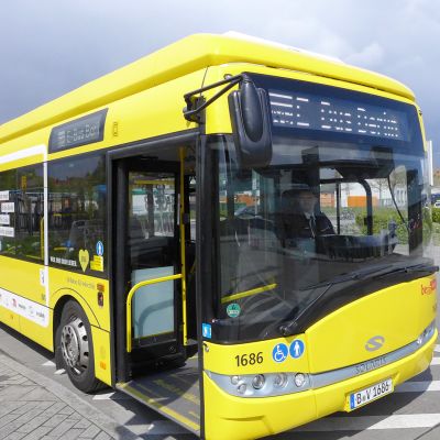 Berliinin kaupungin liikennelaitos BVG on hankkinut neljä sähköbussia.