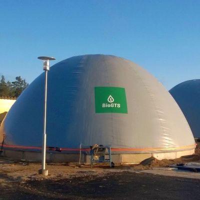 BioGTS rakensi Haminan Energialle alkuvuodesta käynnistyneen Vironlahden biokaasulaitoksen.