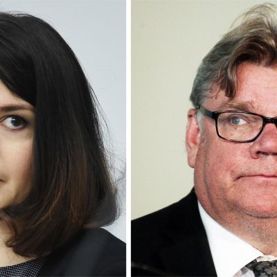 Sanni Grahn-Laasonen ja Timo Soini.
