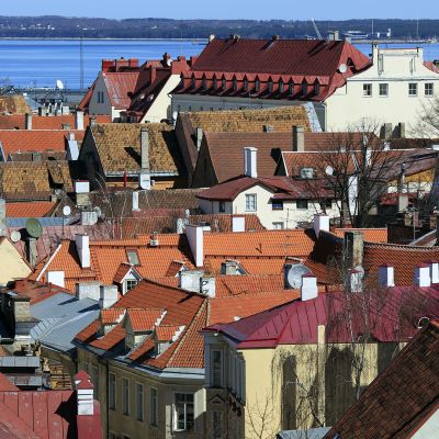 Taloja Tallinnan vanhassakaupungissa.