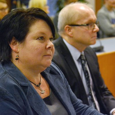 Terhi Kiemunki Pirkanmaan käräjäoikeudessa.