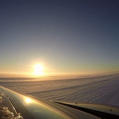 Hailuodon jäätie helmikuussa 2017.
