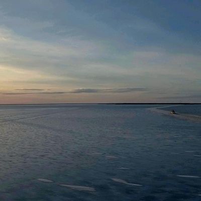 Hailuodon jäätie helmikuussa 2017.