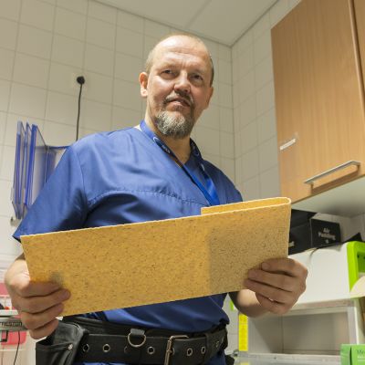 Kipsimestari Jarmo Juntunen KAKS:lta.