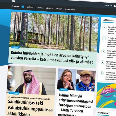 Ylen etusivu