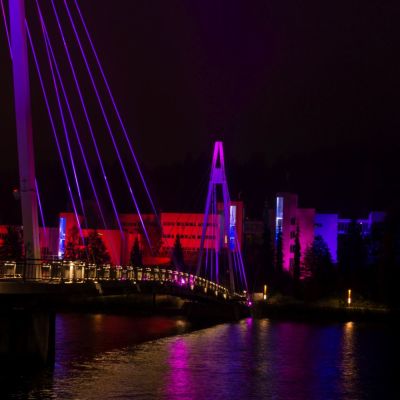 Ari Tiilikainen suunnitteli Ylistönsillalle dynaamisen eli ohjattavan valaistuksen.