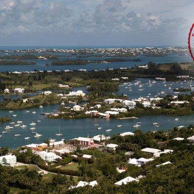 Maisemakuva Bermudalta.