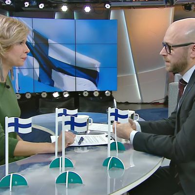 Anna Lehmusvesi ja Mika Mäkinen.