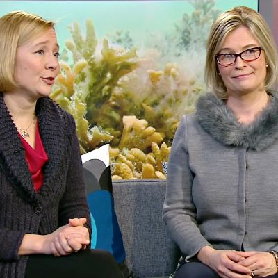 Marjukka Porvari ja Annamari Arrakoski-Engardt.