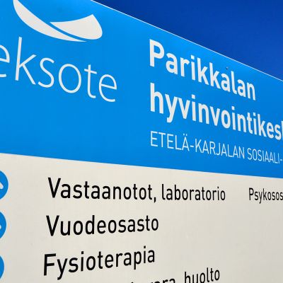 Eksoten Parikkalan hyvinvointikeskuksen kyltti