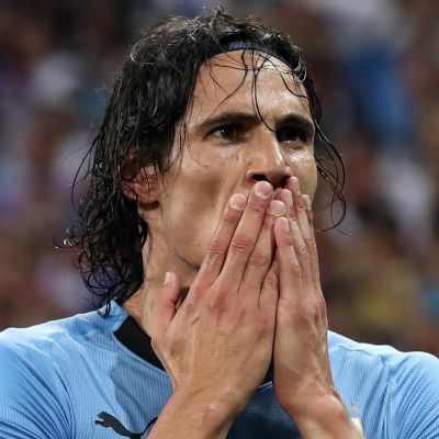 Edinson Cavani teki Uruguayn kaksi ratkaisevaa maalia lauantain ottelussa Portugalia vastaan.