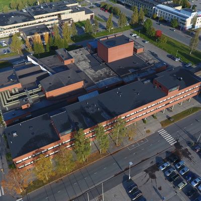 Kemin kulttuurikeskus ilmasta