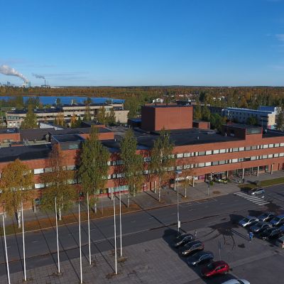 Kemin kulttuurikeskus ilmasta