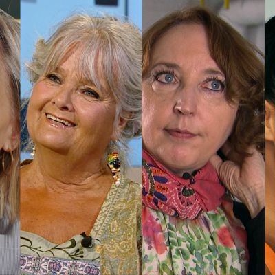 Yle Perjantain vieraina nähdään natsien lapsenlapsi Katarina Baer, näyttelijä, isoäiti Kristiina Halkola, psykoterapeutti Katriina Järvinen ja suomalais-srilankalainen toimittaja Susani Mahadura.