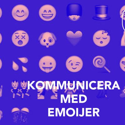 Bild med olika emojier.
