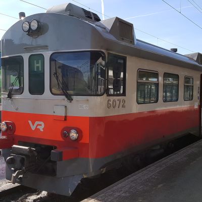 Lähijuna Kouvolan rautatieasemalla