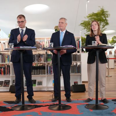 Pekka Haavisto Juha Sipilä Antti Rinne Li Andersson Anna-Maja Henriksson.