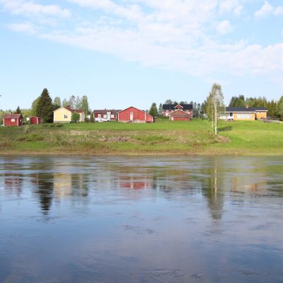 Ounasjoki ja kaukosen kylä