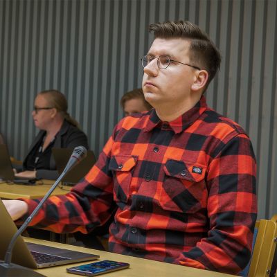 Perussuomalaisen kansanedustaja Sebastian Tynkkysen oikeudenkäynti 3.10.2019.
