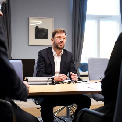 Työministeri Timo Harakka.