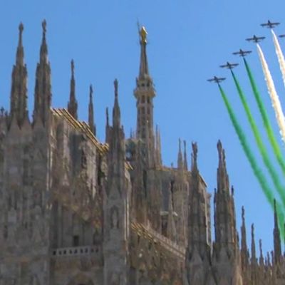 Italian ilmavoimat antoi trikolorihalauksen