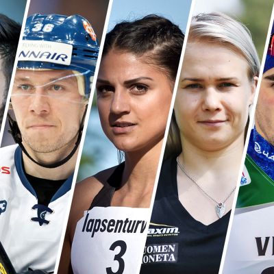 Kuvassa: Tim Sparv, Jussi Jokinen, Nooralotta Neziri, Petra Olli, Ristomatti Hakola ja Amanda Kotaja