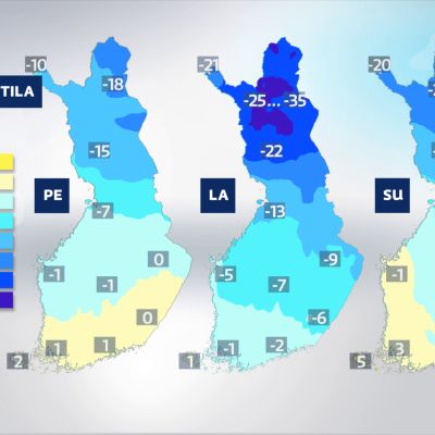 Joulunajan lämpötilaennuste
