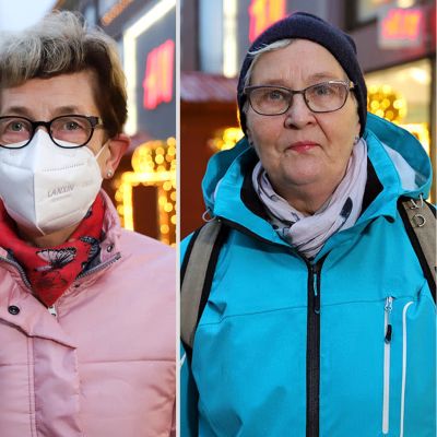 Mirja Salmela, Elina Lehmuskoski ja Sirkka Mäkinen.
