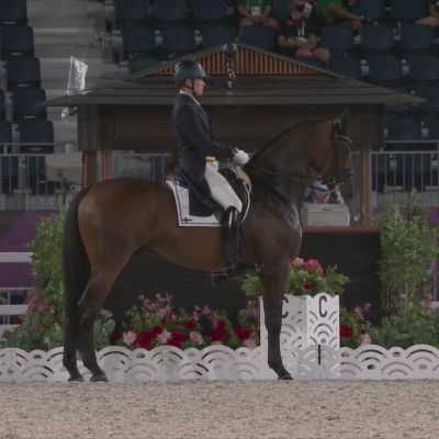 Henri Ruosteen ja Konstan kouluratsastuksen olympiastartti sujui hermostuneissa merkeissä