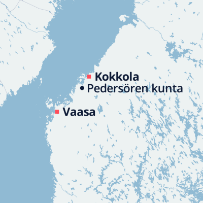 Kartta Pedersörestä