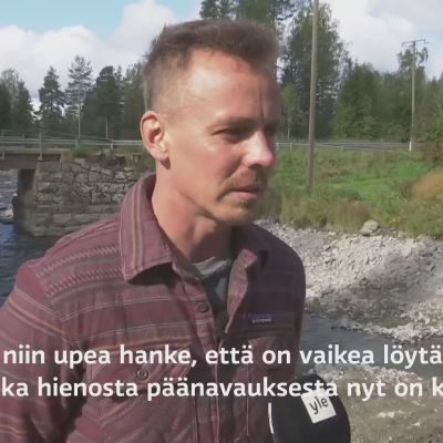 Jasper Pääkkönen kävi katsomassa purettua patoa Hiitolanjoella: "On vaikea löytää sanoja"