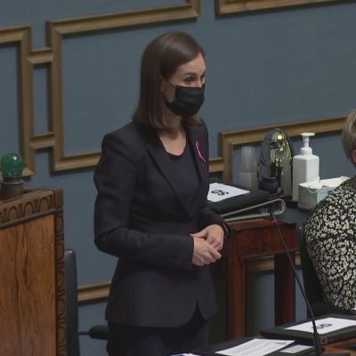 Päämininisteri Marin poliisien määrärahoista