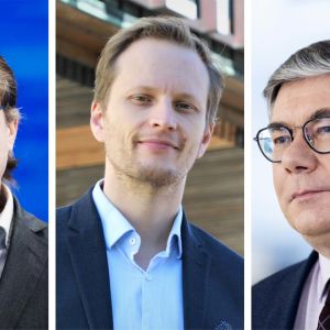 Asko Järvinen, Jussi Sane ja Olli Vapalahti.