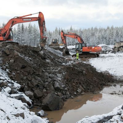 Talvivaara kaivosyhtiö julkisti 8. marraskuuta 2012 kuvia Talvivaaran alueelta.