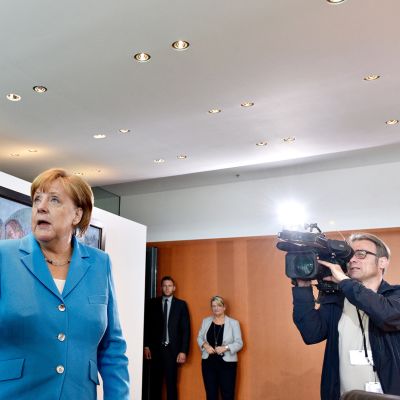 Horst Seehofer ja Angela Merkel.