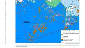 I Raseborg förvaltar Forststyrelsen bland annat Ekenäs skärgårds nationalpark. Kartan är från år 2013. En karta som visar hur Ekenäs skärgårds nationalpark kunde växa.