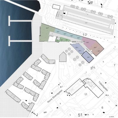 Plan över Norra hamnen