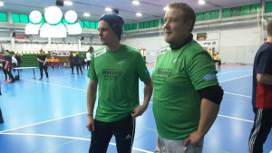 Isac Jousmaa och Mats Sundström kastade för EIF: Isac Jousmaa och Mats Sundström.