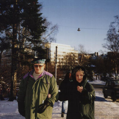 Juice Leskinen ja Kylli Koski kuvattuna Koivu ja tähti ohjelmassa.