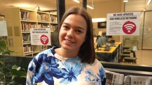 Jessica Blechingberg, 22, är aktiv i föreningen Arcada Entrepreneurship Society. jessica blechingberg studerar företagsekonomi och är aktiv i arcada entrepreneurship society